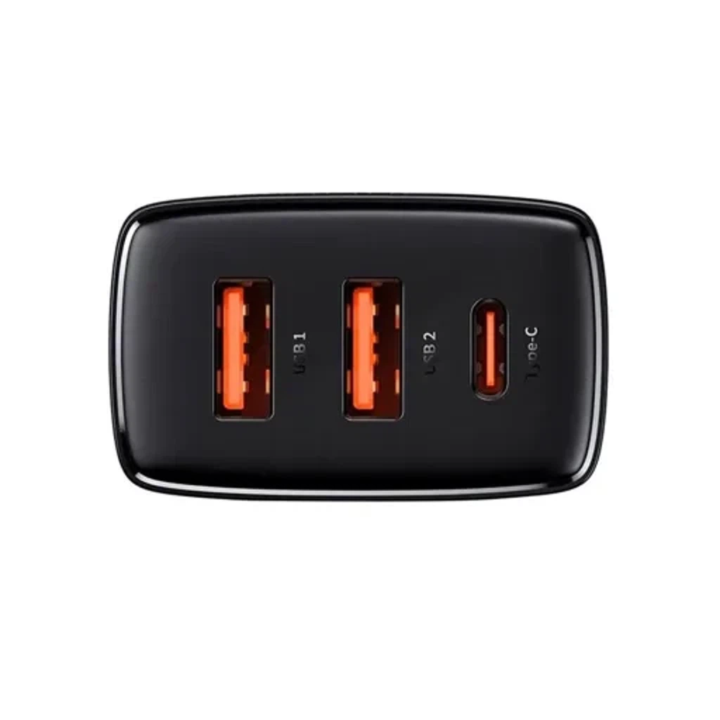 Сетевое зарядное Baseus Compact Quick Charger 2U+C 30W