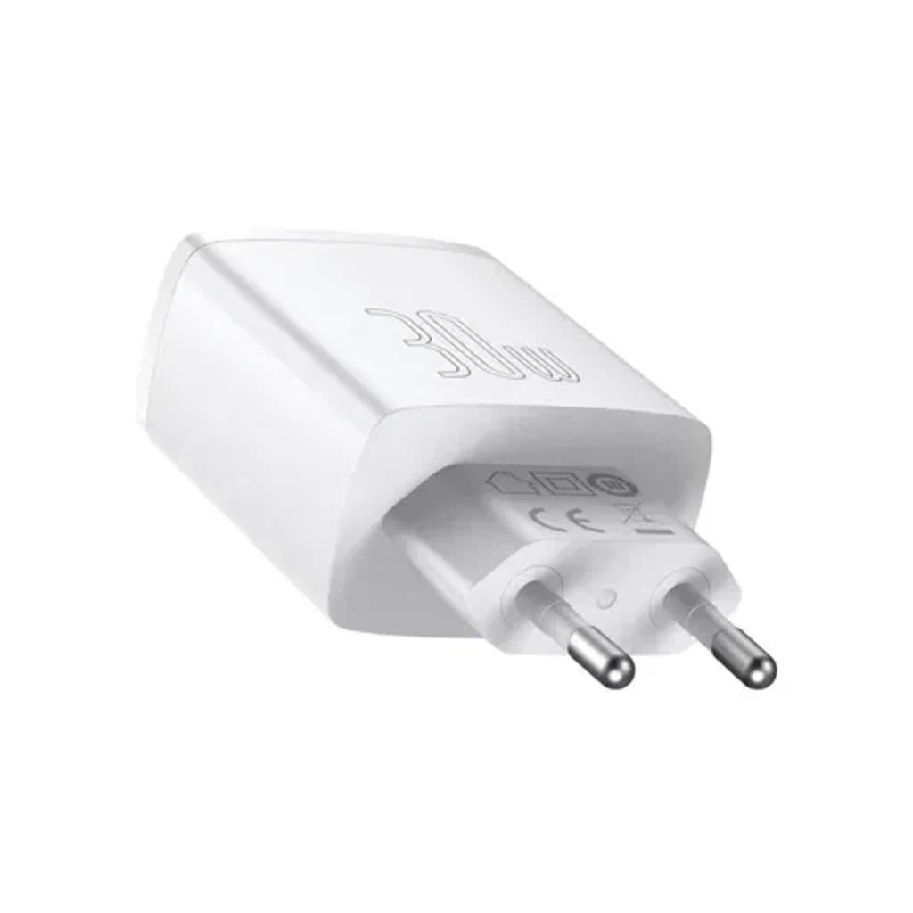 Сетевое зарядное Baseus Compact Quick Charger 2U+C 30W