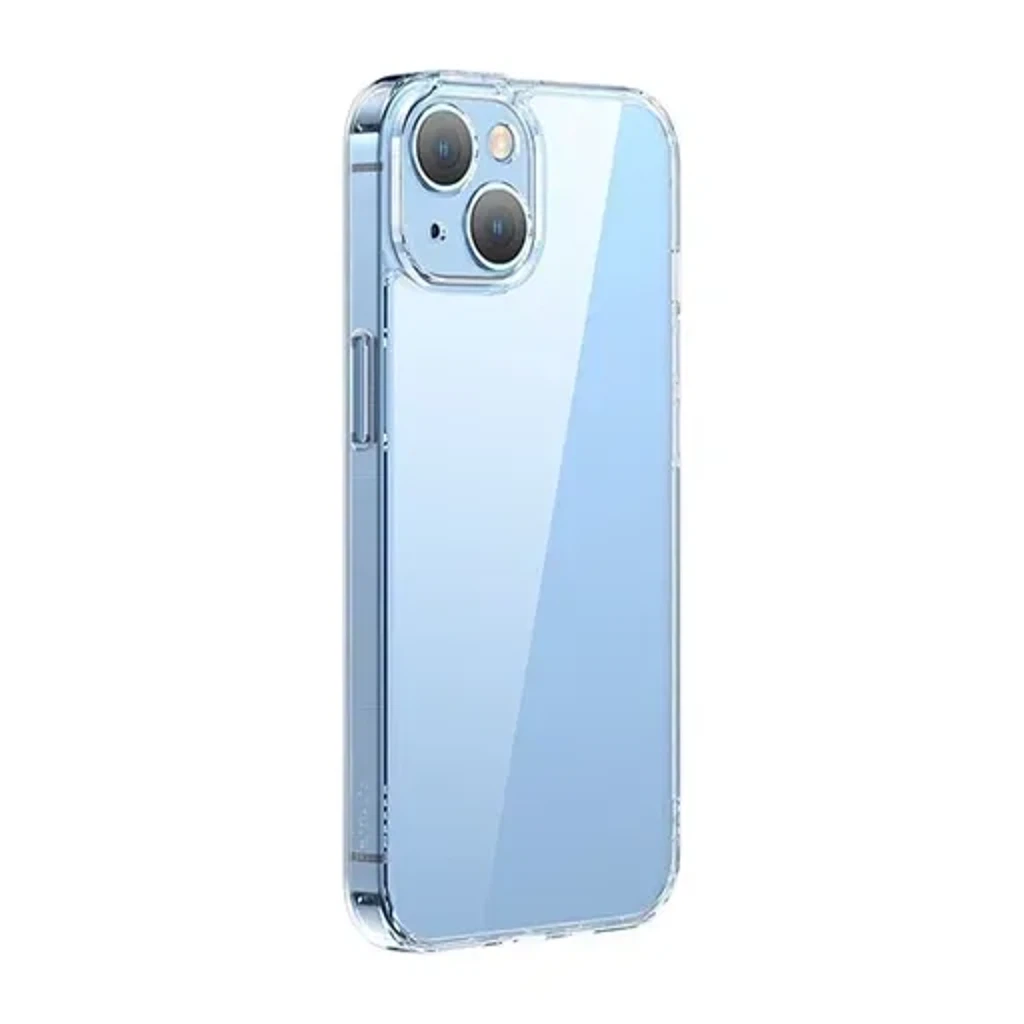 Чехол на Iphone 14 матовый силикон прозрачный Baseus