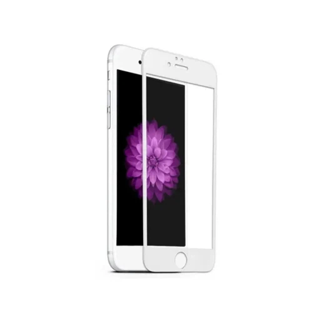 Стекло защитное для iPhone 6-6S (4,7″) (100D белое)