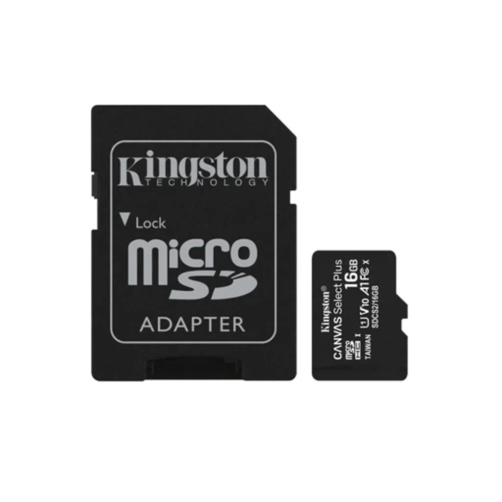 Карта памяти Kingston Canvas Select Plus microSDHC 16GB (с адаптером)