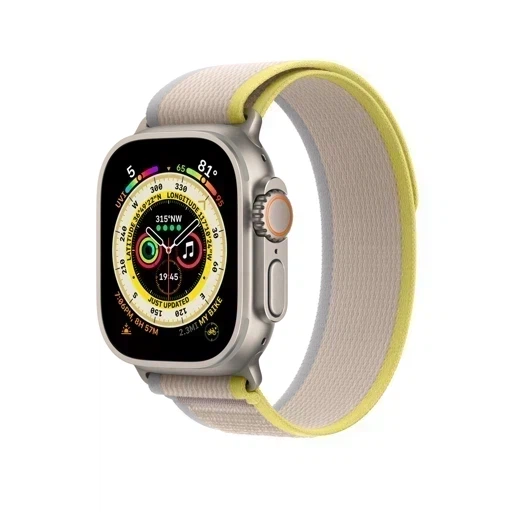 Apple Watch ULTRA 49mm titanium case Yellow/Beige Trail Lp (MQFU3)