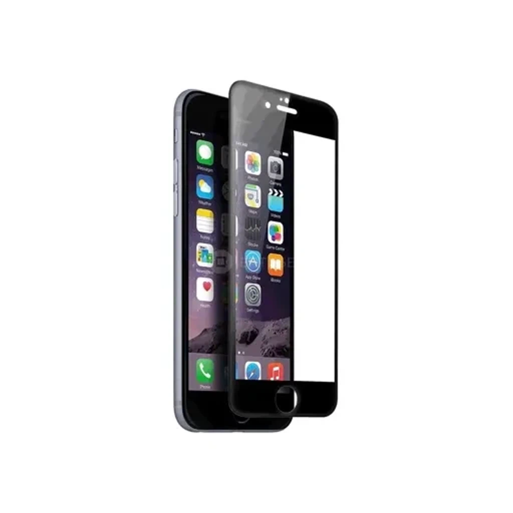 Стекло защитное для iPhone 6-6S Plus (20D черное)