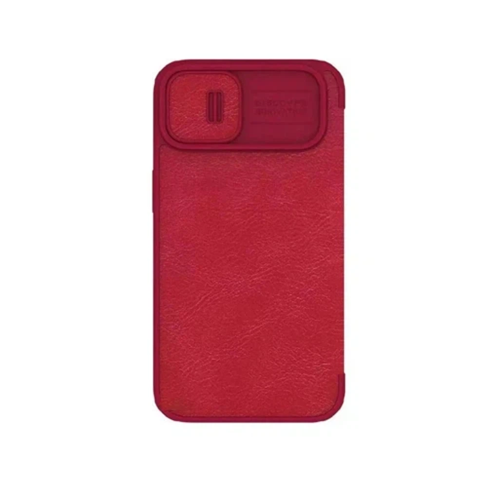 Чехол-книга Nillkin Qin Pro для iPhone 14 (Black, Red, Brown, Blue)