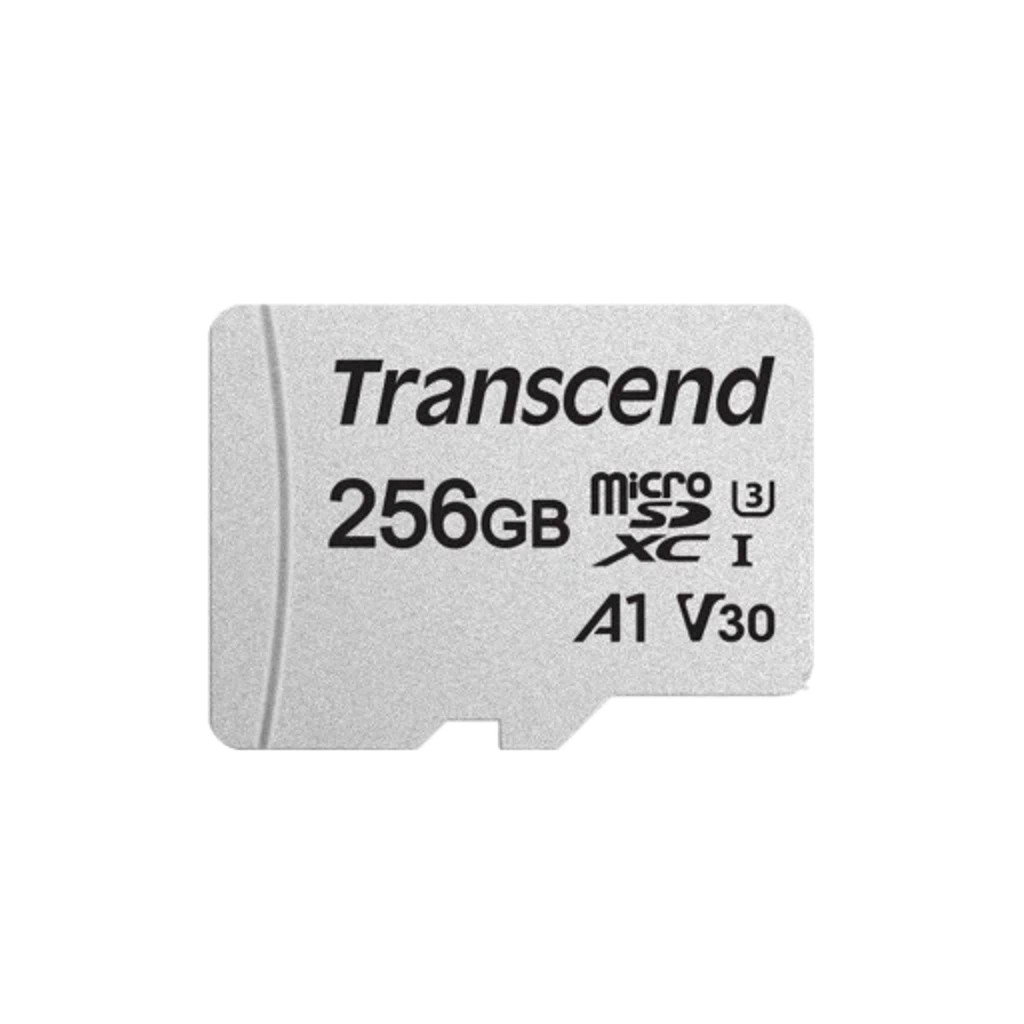 Карта памяти TRANSCEND MICROSDXC 256GB CLASS 10 UHS-I U3 V30 A1 300S + SD АДАПТЕР (TS256GUSD300S-A)