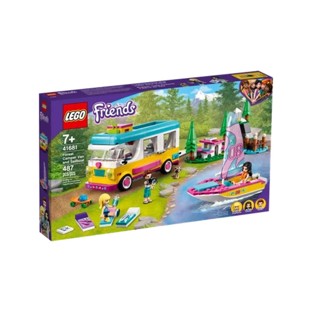 Конструктор LEGO Friends 41681 Лесной дом на колесах и парусная лодка