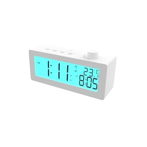 Часы-будильник RITMIX CAT-111 White