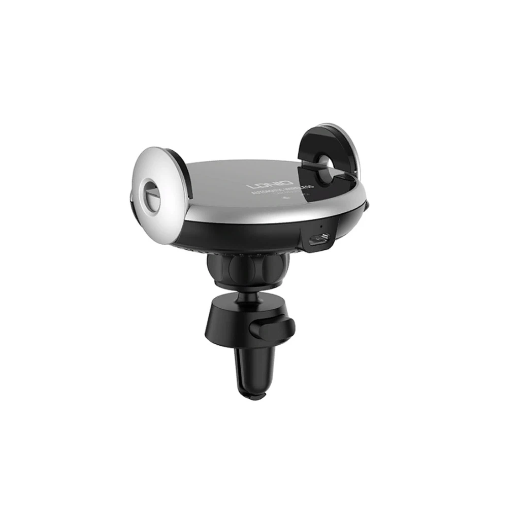 Автомобильный держатель LDNIO MA02 + беспроводная зарядка Qi
