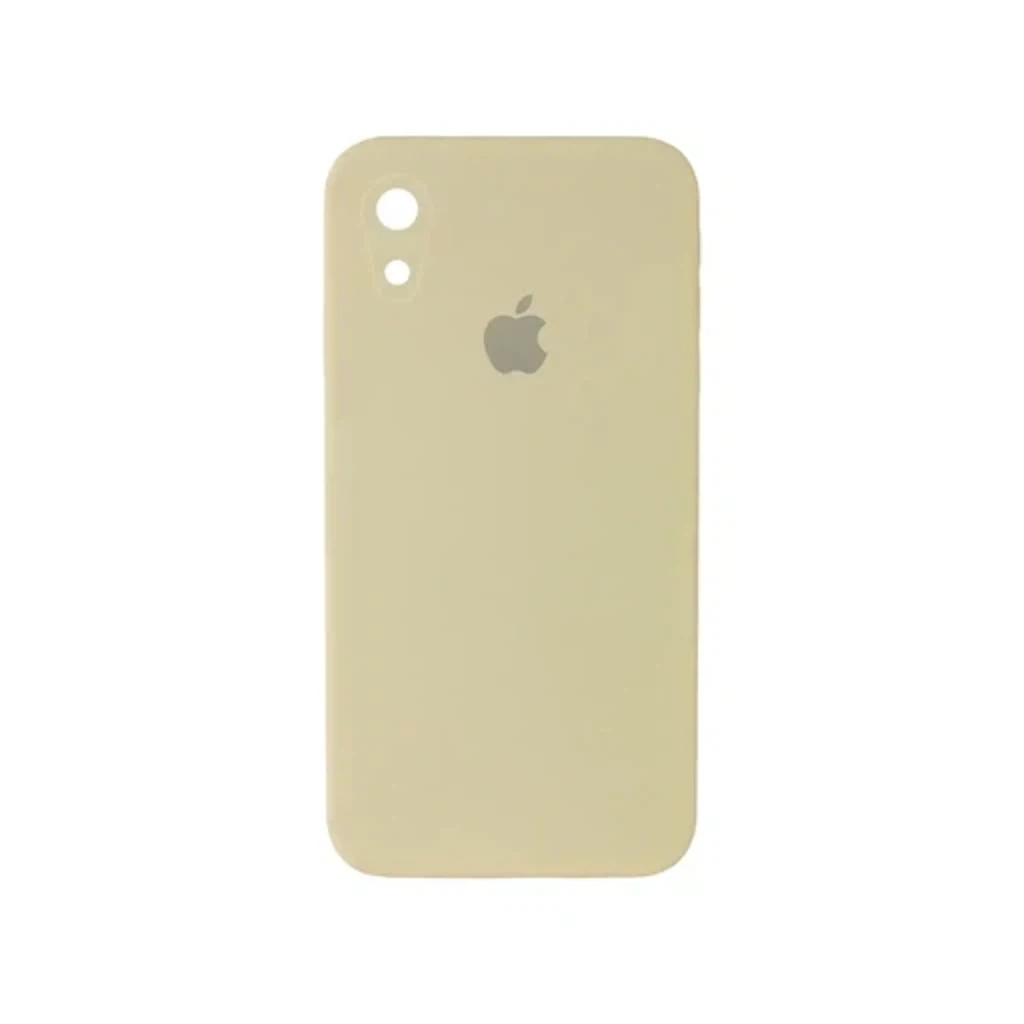 Чехол Silicone Case с закрытым низом и защитой камеры для Iphone XR