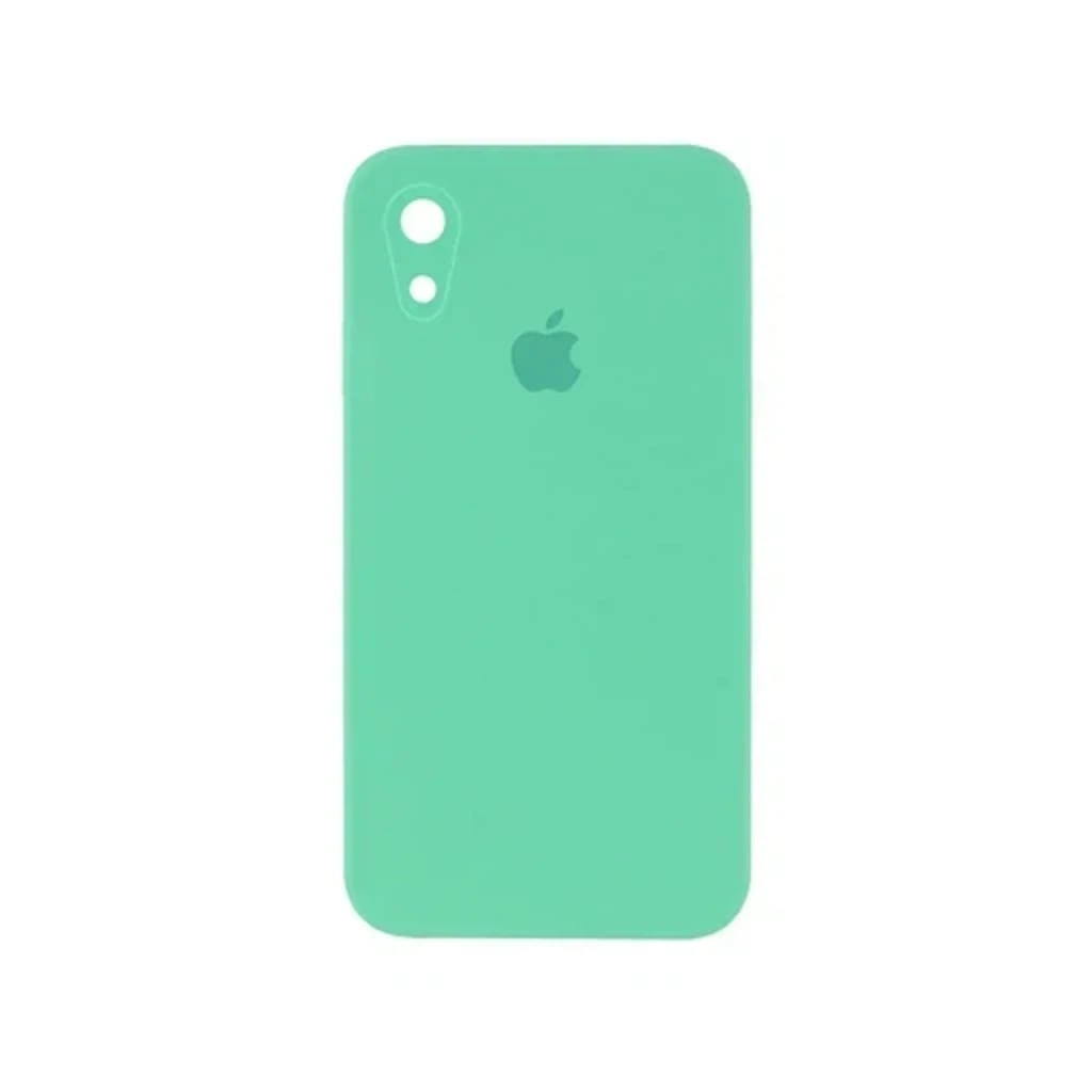 Чехол Silicone Case с закрытым низом и защитой камеры для Iphone XR