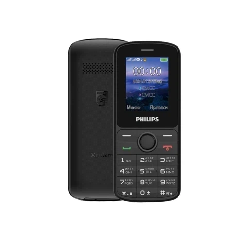 Кнопочный телефон Philips Xenium E2101 (Black)