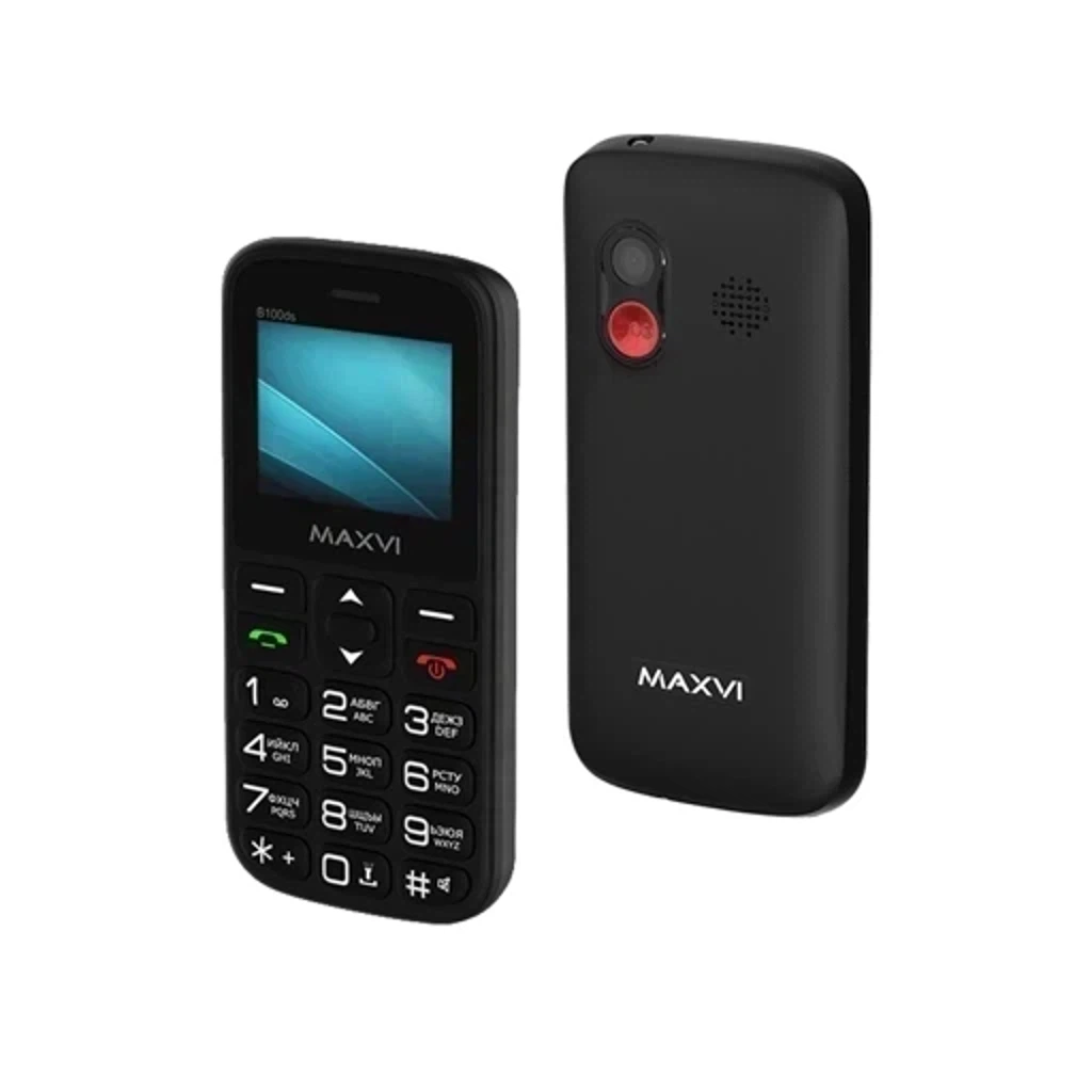 Кнопочный телефон Maxvi B100ds (Black)