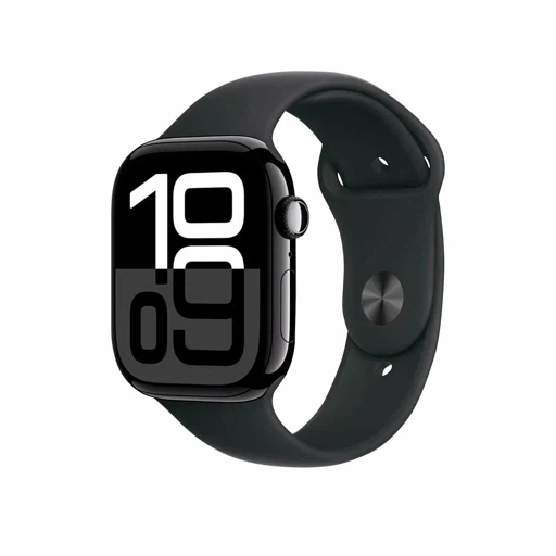 Умные часы Apple Watch Series 10 GPS 46mm Jet Black Aluminum Case with Black Sport Band - M/L (MWWQ3)