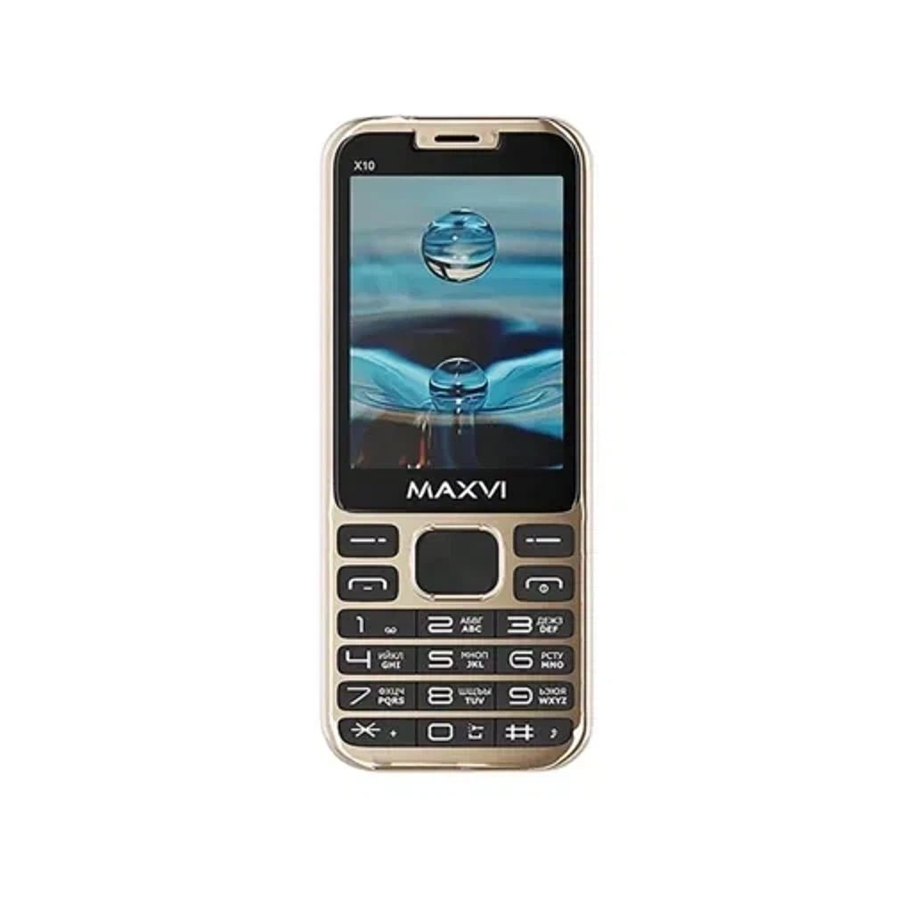 Телефон MAXVI X10 Metallic Gold