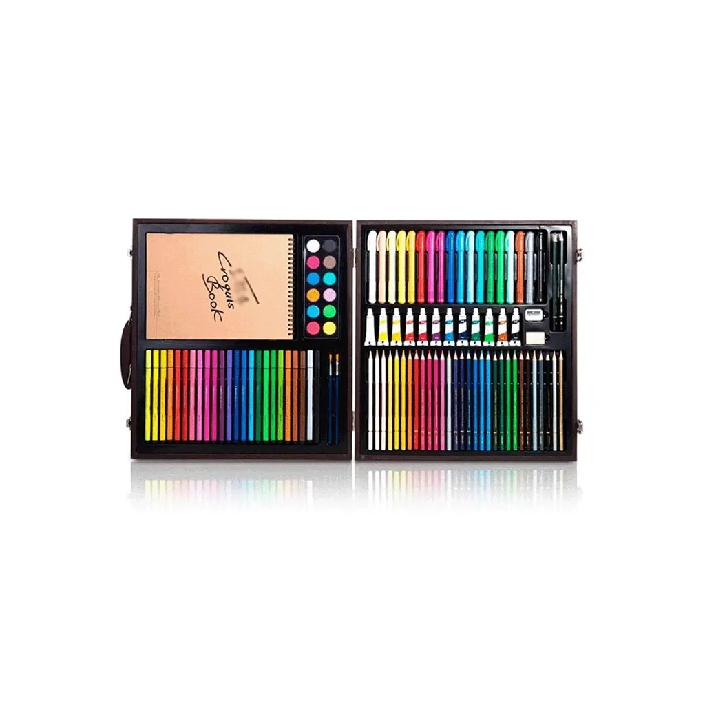 Набор для рисования Xiaomi DELI Painting Set Wooden Box