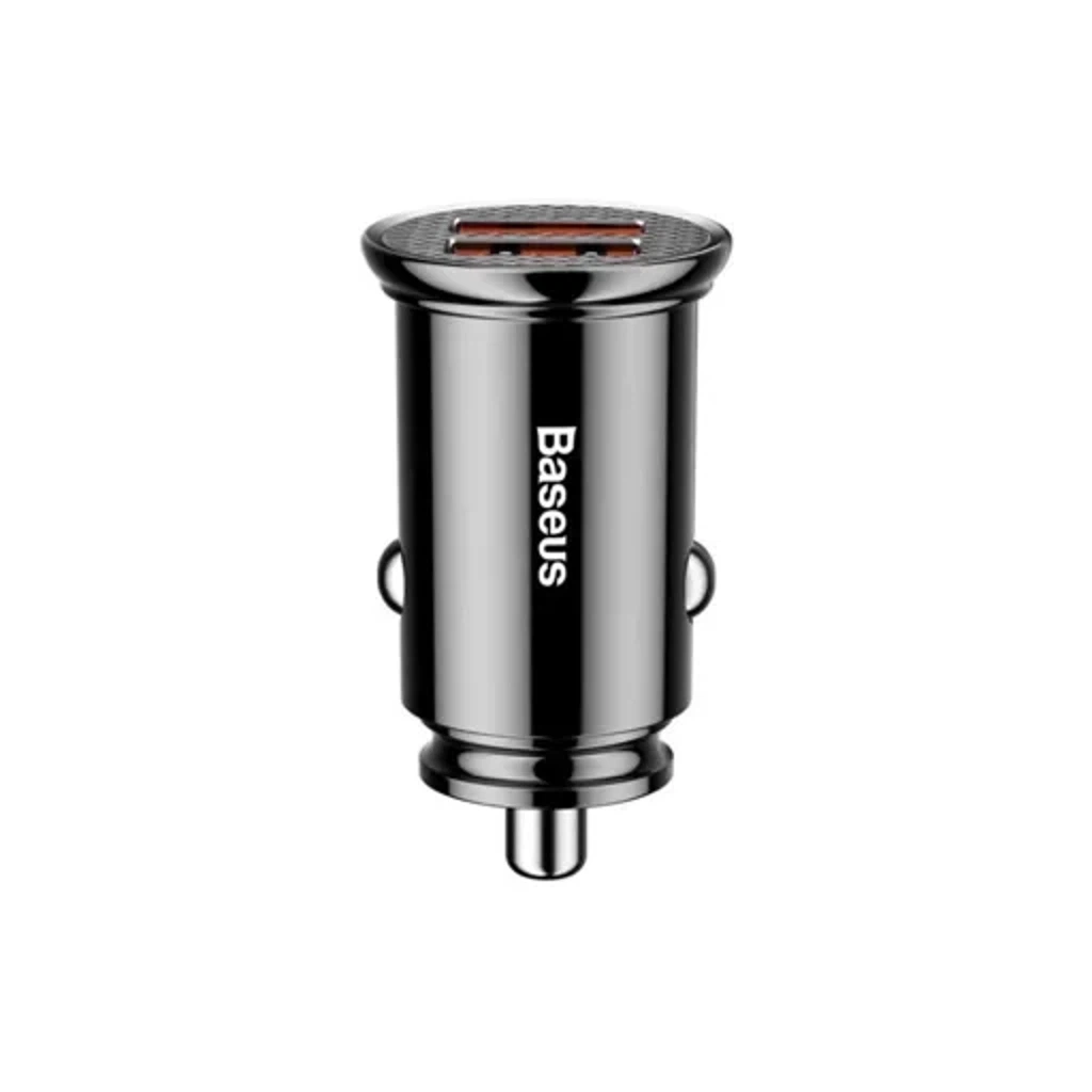Автомобильное зарядное устройство Baseus Circular Plastic A+A 30W Dual QC3.0 Quick Car Charger