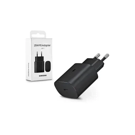 Сетевое зарядное устройство Samsung 25W PD Adapter USB-C  (копия) Black