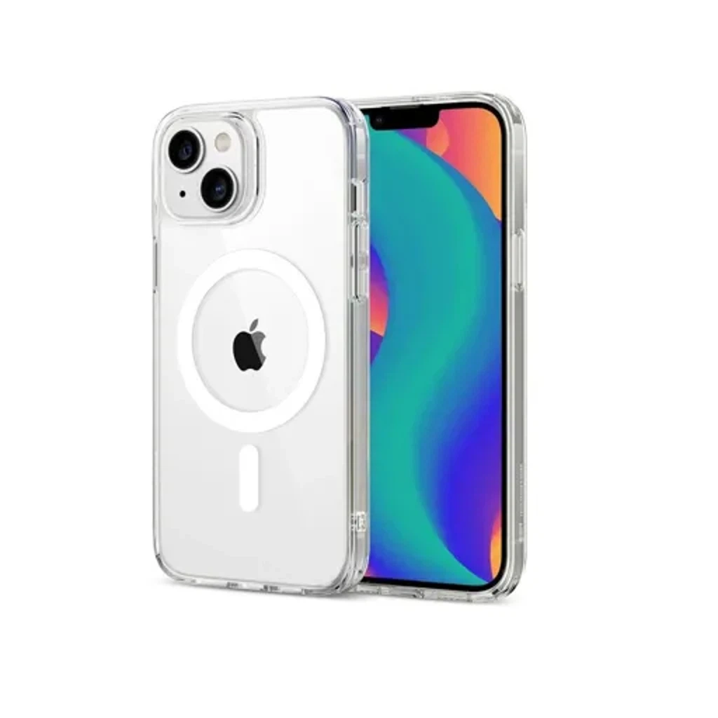 Чехол Clear Case Acryl MagSafe для iPhone 14 Прозрачный, премиум качество